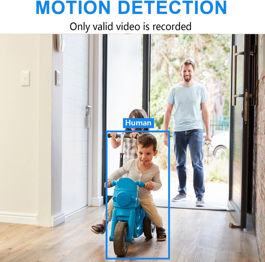 Smallest Wireless WiFi IP Camera,HD1080P Spy Camera,Portable Camera,Portable Video Recording Live Feed,Baby Monitor with Night Vision,Motion Detection,Cloud Storage for Security with iOS Android APP