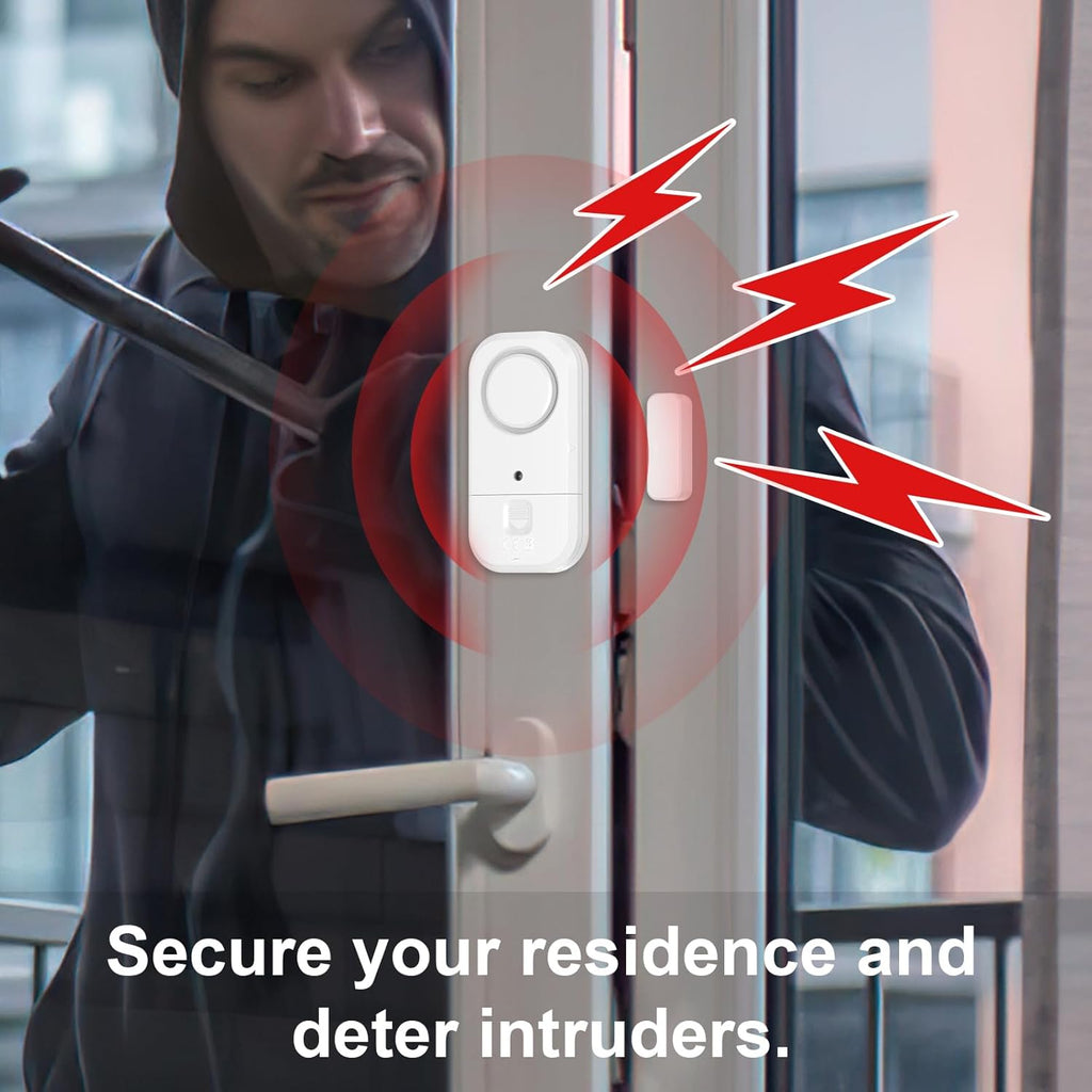 Door Window Alarm Sensors - Door Alarms for Kids Safety, Door Alarms for Home Security, for Home, Office, Store, Garage, Dorm Room, Apartment, RV, 8 Pack