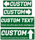 Custom Street Sign with Arrow, Road/Address Signs, Double-sided/Reflective Option, Personalized Outdoor Metal Sign for Home Business Shop Yard Garage Gift