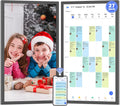 27" Digital Calendar Chore-Chart for-Family-Schedules - Smart Wall Touchscreen Interactive Display for Family To Do List, Auto-Sync Google iCloud Outlook Calendars, Streamline Household Organization