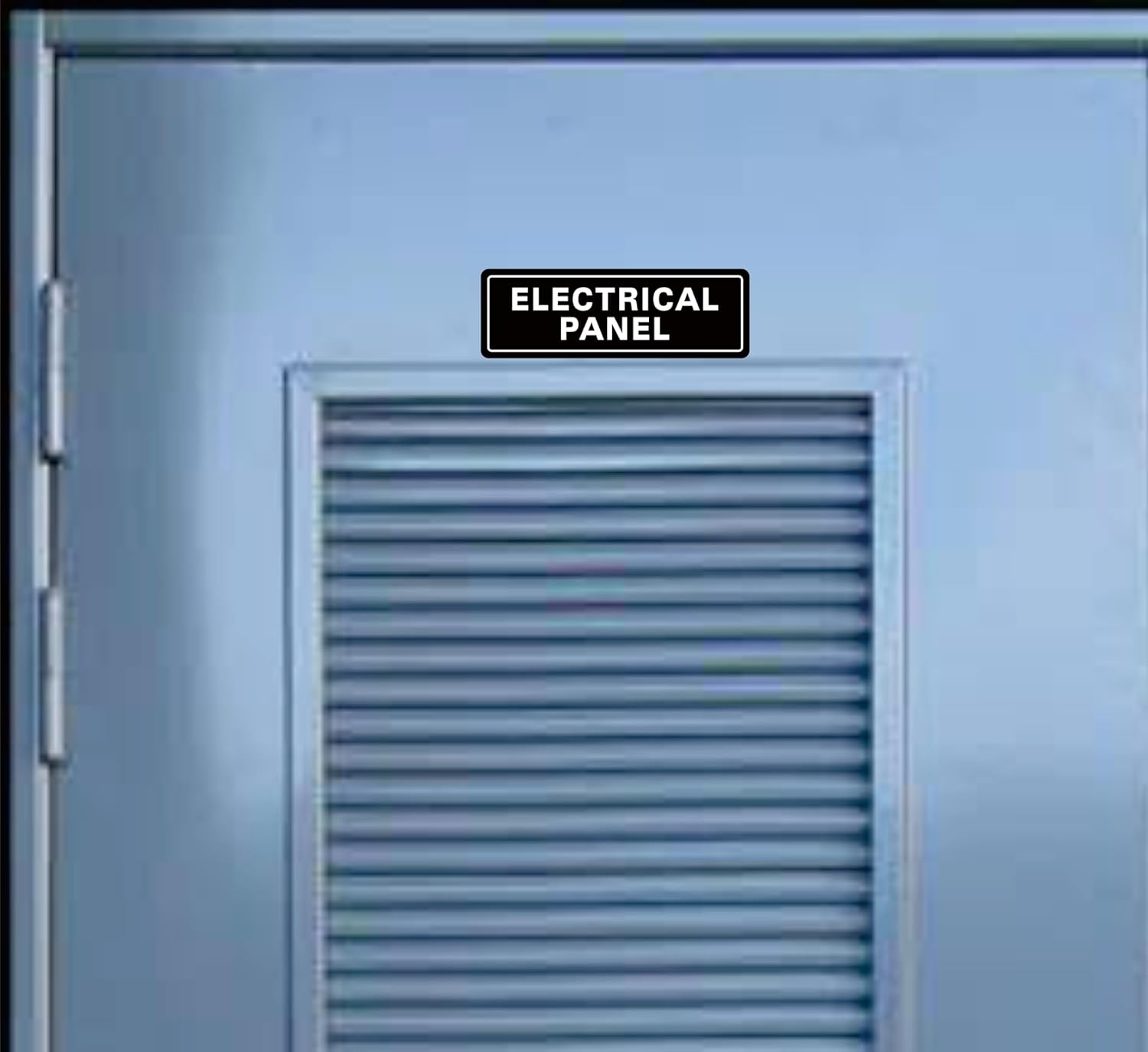 Electrical Panel Sign – Standard Electrical Cabinet Sign, Premium Durable Acrylic Material, Super Strong Self-Adhesive, Quick Installation, Suitable For Your Home And Business (9×3 Inches, Black)