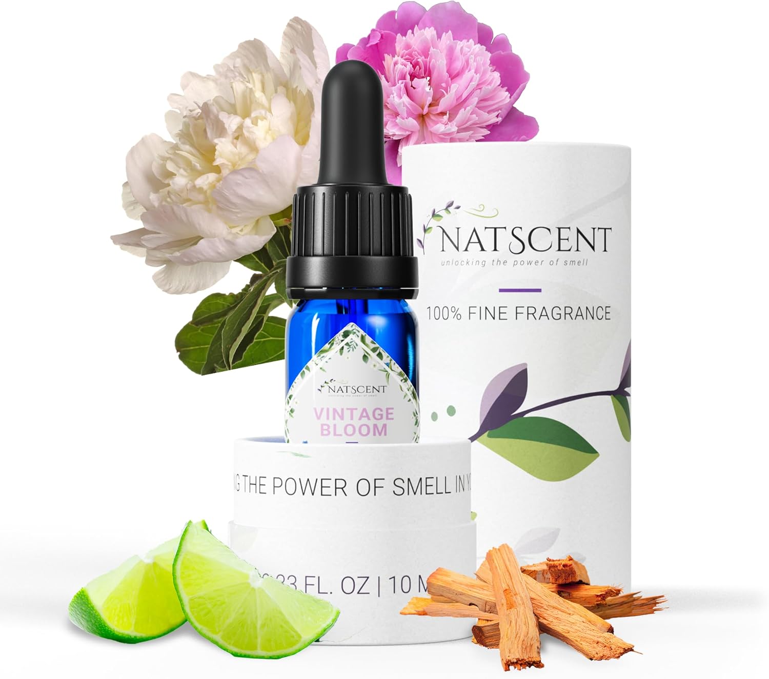 Vintage Bloom Essential Oils for Diffusers for Home, Nature-derived Peony Essential Oil, Long-Lasting & Family-Friendly Diffuser Oils Scents, IFRA Certified, Cold Air & Ultrasonic- 0.33 oz