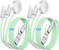 Temdan 2Pack for Apple Watch Charger, 3 in 2 Multi Charging Cable, iPhone Charger, USB A/Type C/Lightning Cable, Portable Travel Essentials Designed for iWatch Ultra/SE/11-1 & iPhone 17-12/ iPad-5Ft