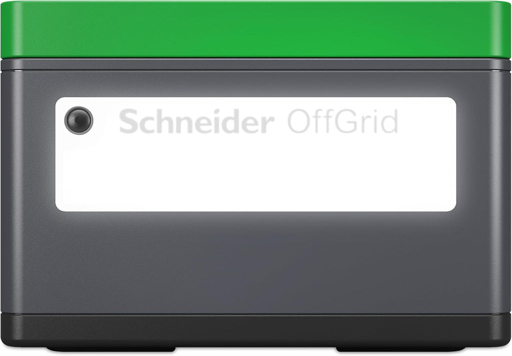 Schneider OffGrid 332Wh Portable Power Station, PPS330 Portable Solar Generator with Wireless Charging Pad, for Camping or Home