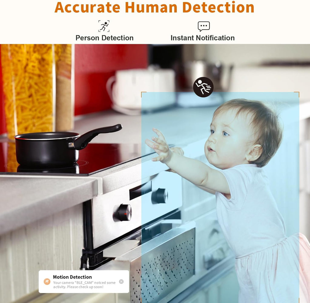 5G Indoor Camera for Home Security, 2K Security Camera, Pet/Baby/Dog Camera with Phone App, AI Motion Detection, Cloud & SD Card Storage, Works with Alexa & Google Home, with a Month Cloud