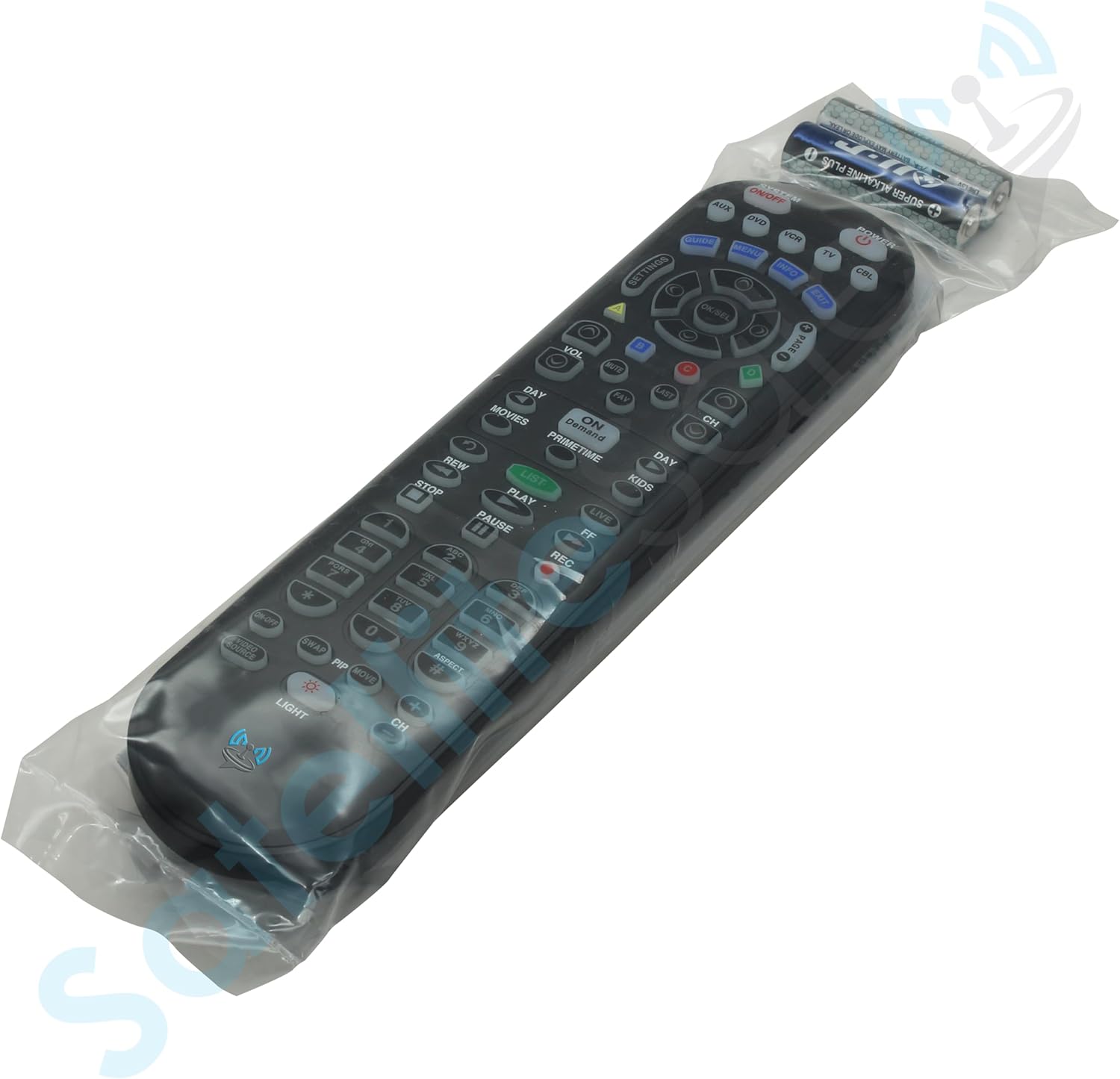 SatelliteSale Remote Control Replacement UR5U-8780L Clikr5 Compatible with Spectrum/Charter Cable Set-Top Boxes, TVs, and Audio Devices - Matte Black ABS Plastic RC with Batteries Included