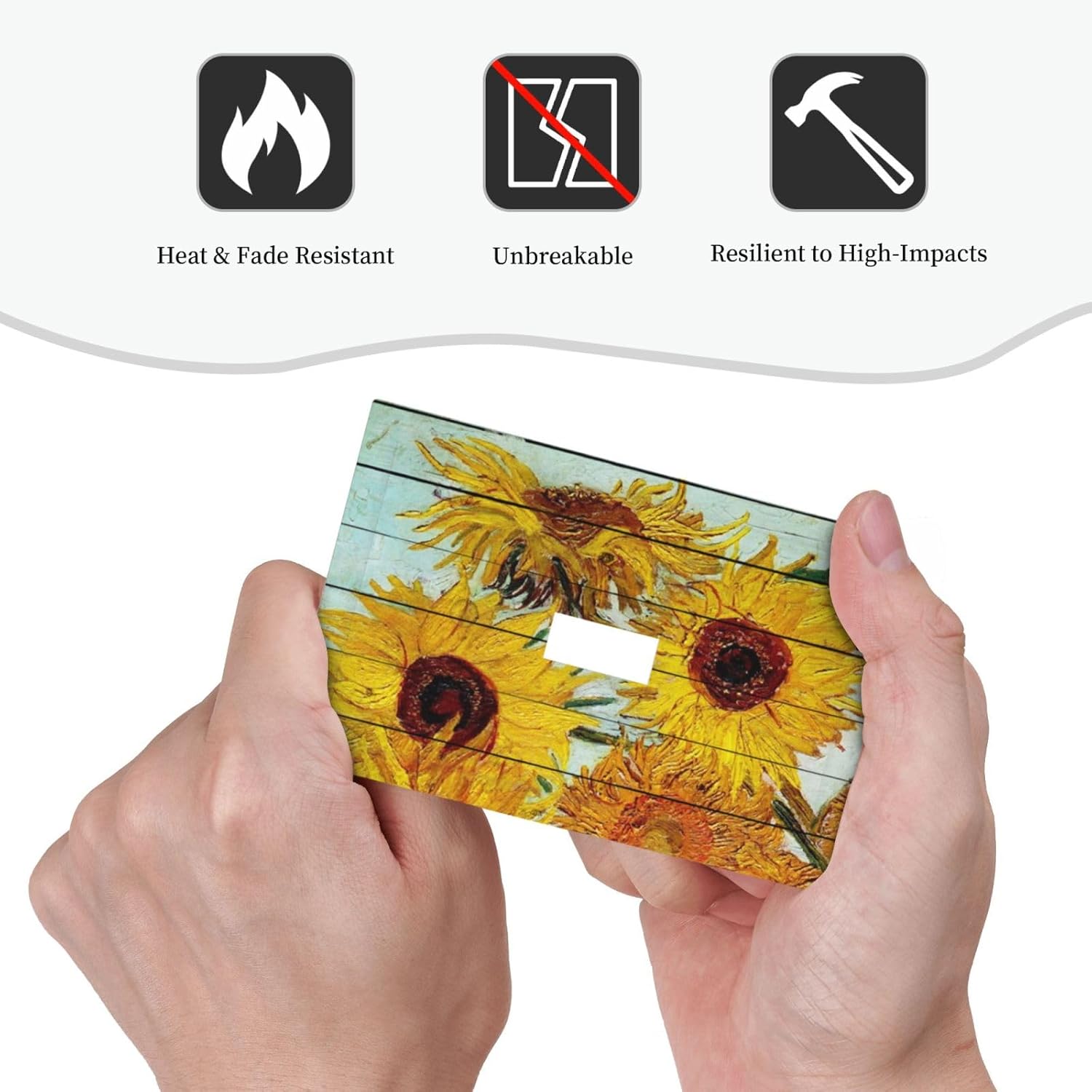Decorative Light Switch Cover Sunflowers Oil Paintings Wood Floral 1 Gang Single Toggle Device Electrical Faceplate Switchplates Decorator Outlet Wall Plate For Farmhouse Bed Room Decor