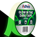 ADHES Green Glow in The Dark Tape 1 Inch x 65FT, Waterproof Reflective Tape for Stairs, Floors, Walls, Party, Emergency Exits & DIY Projects