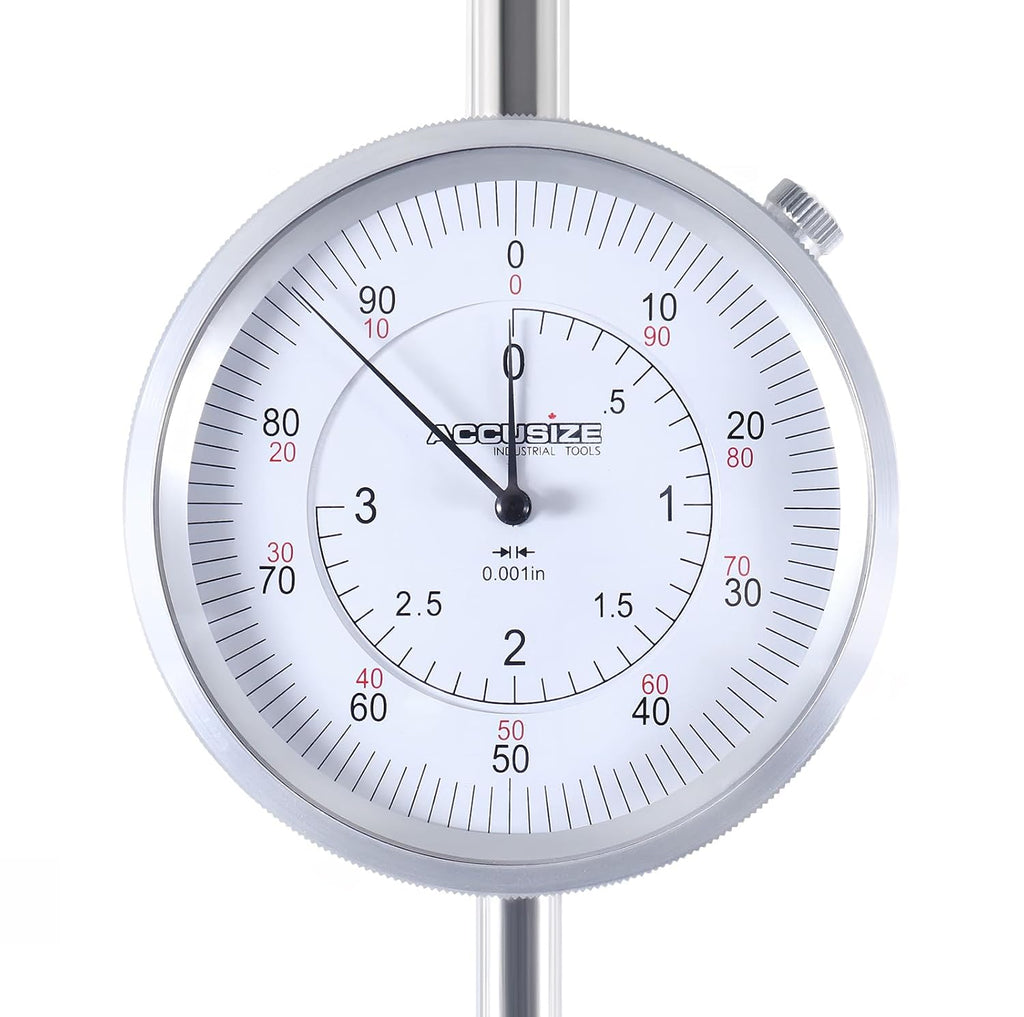 Accusize Industrial Tools 0-3'' by 0.001'' Dial Indicators, P900-S104