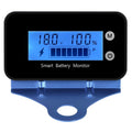 IPX7 Waterproof Battery Monitor with Bracket 7-100V,Car Motorcycle Golf cart Battery Meter Digital Battery Capacity Remaining Capacity Percentage Tester with Buzzer Alarm and Temperature