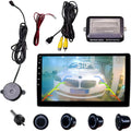 LCD Parking Sensor Kit - Displays Data on Original Screen, Easy Rear Installation, Compatible with All Camera Formats (AHD, CVBS), 18 Probe Colors to Match Any Vehicle