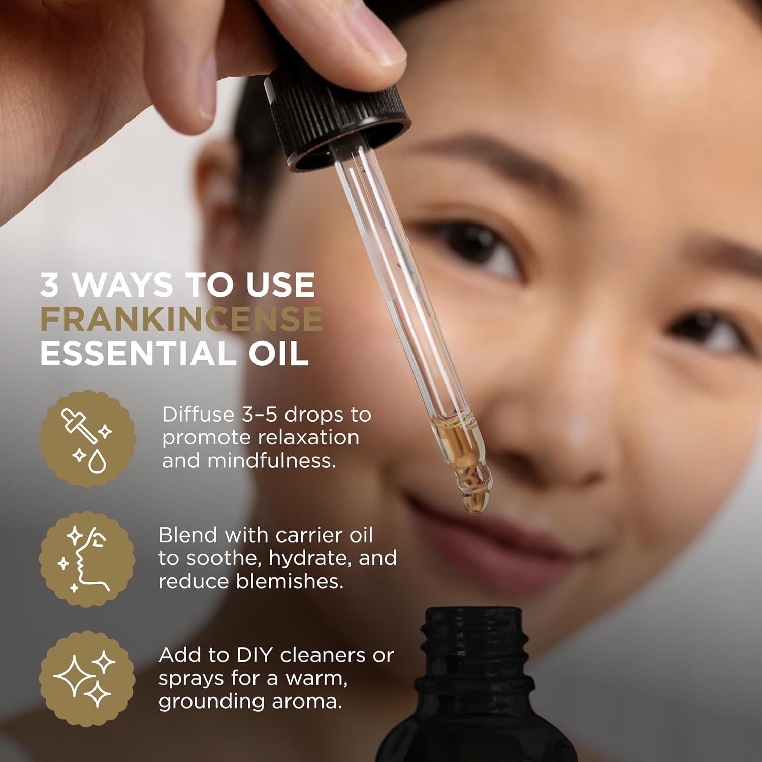 Frankincense Essential Oil 1oz – Pure and Natural Resinous Scent for Spiritual Wellness, Meditation, and Relaxation, Suitable for Aromatherapy and Enhancing Mindfulness