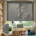 Yoolax Motorized Blinds with Remote, Light Filtering Smart Blinds Compatible with Alexa Google Home, Automatic Shades for Windows Living Room, Custom Size (50% Blackout V-Jungle Green)