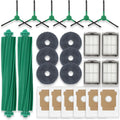 Replacement Parts for iRobot Roomba Plus 405 Combo/505 Combo Robot Vacuum Accessories, 2 Roller Brush, 6 Mop Pads, 4 Filters, 6 Side Brush, 6 Vacuum Bags