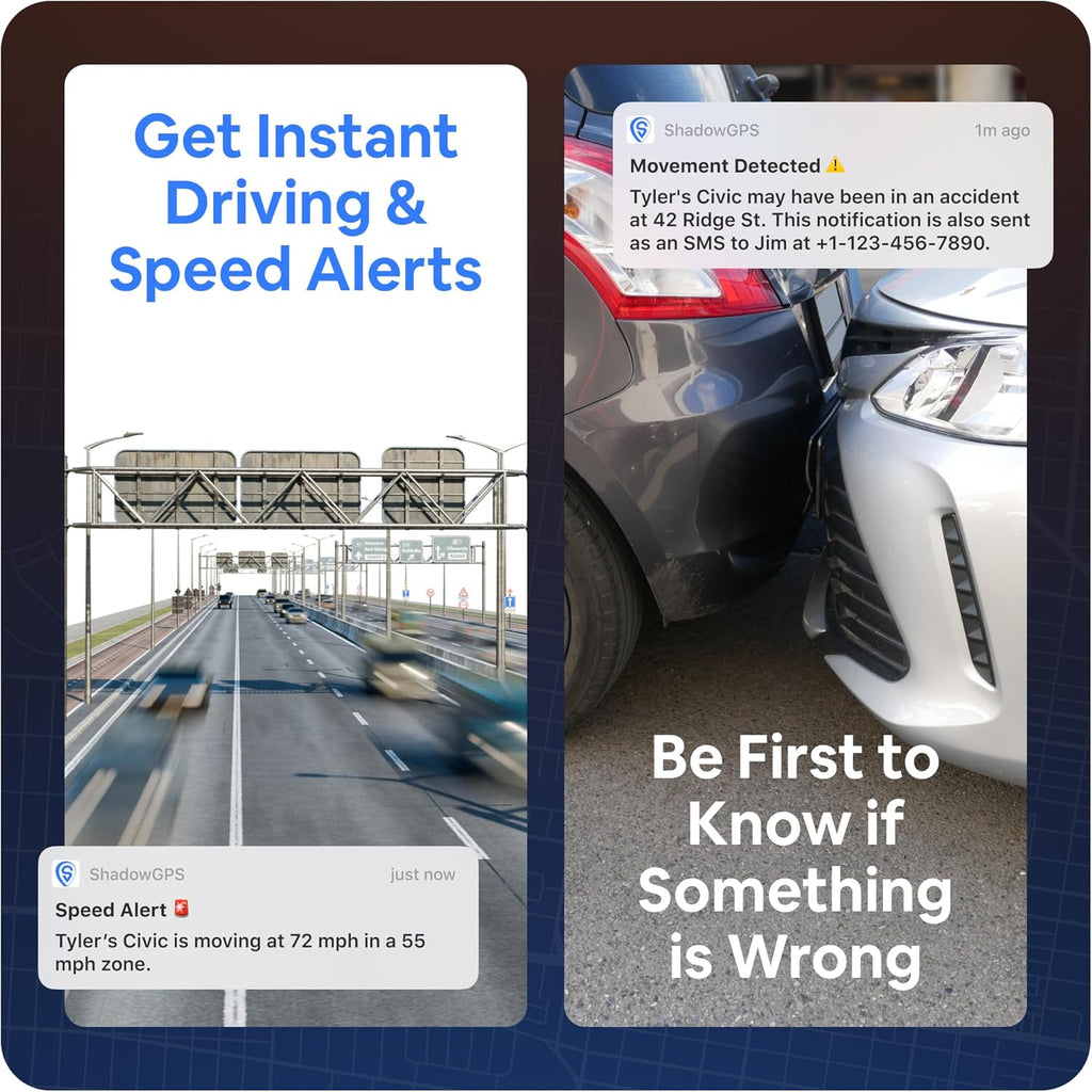 Real-Time OBD2 GPS Car Tracker – $12/Month with 14 Day Free Trial – Plug & Play Device for Families, Teens & Businesses with Trip History, Driving Alerts & GeoFence – Accurate, Easy Setup