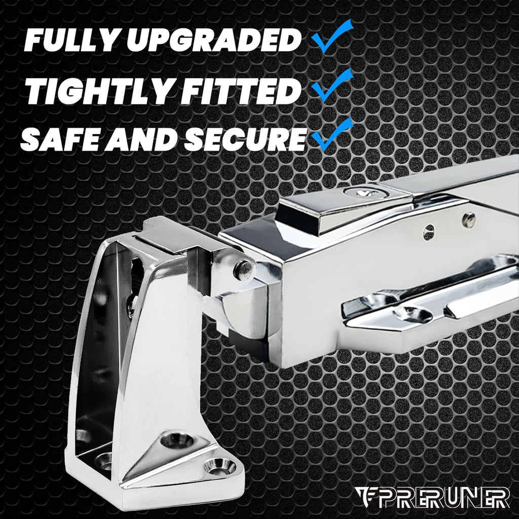 Walk in Cooler Door Handle, Walk in Cooler Door Closer Complete Latch Kit, Cooler Door Radial Latch (1/5 In-3/5 in(Offset)) and 6" Solid Nylon Glow-in-The-Dark Release Handle