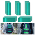 Non Fading Green Reflective Stickers 2 inch X 6 inch, Outdoor Waterproof High Visibility Warning Safety Adhesive Reflector Tape (50 Pcs)