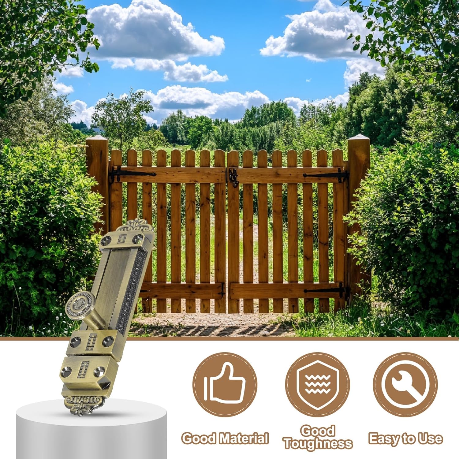 PATIKIL Barrel Bolt Latch, 2 Pack 4 Inch Slide Door Locks Zinc Alloy Gate Door Catch Bolt Latch for Bathroom Bedroom Barn Warehouse, Bronze