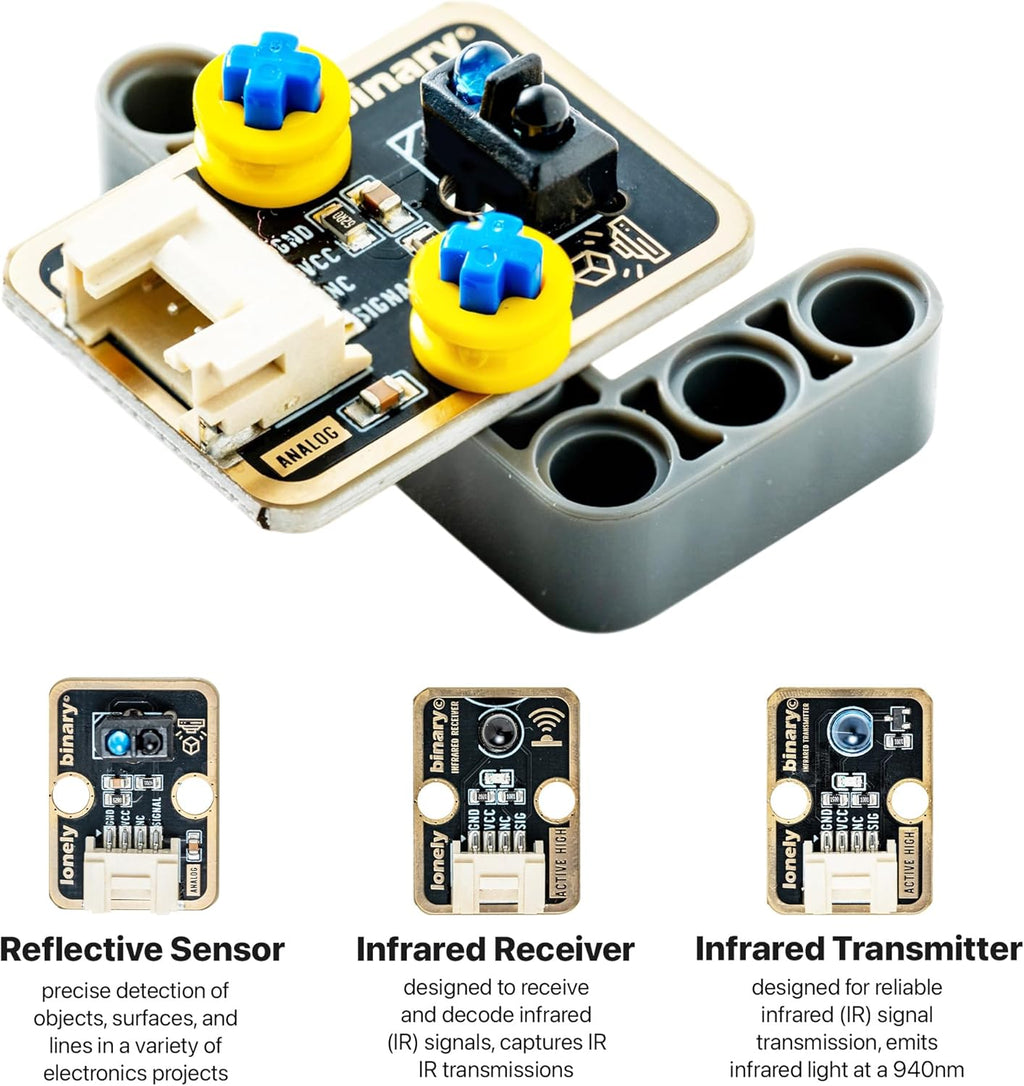 TinkerBlock ESP32-S3 Starter Kit – 16MB Flash ESP32-S3 WiFi & Bluetooth Development Board, S3 Expansion Board, 12 Plug-and-Play Modular Sensors – Compatible with Arduino IDE & ESP-IDF