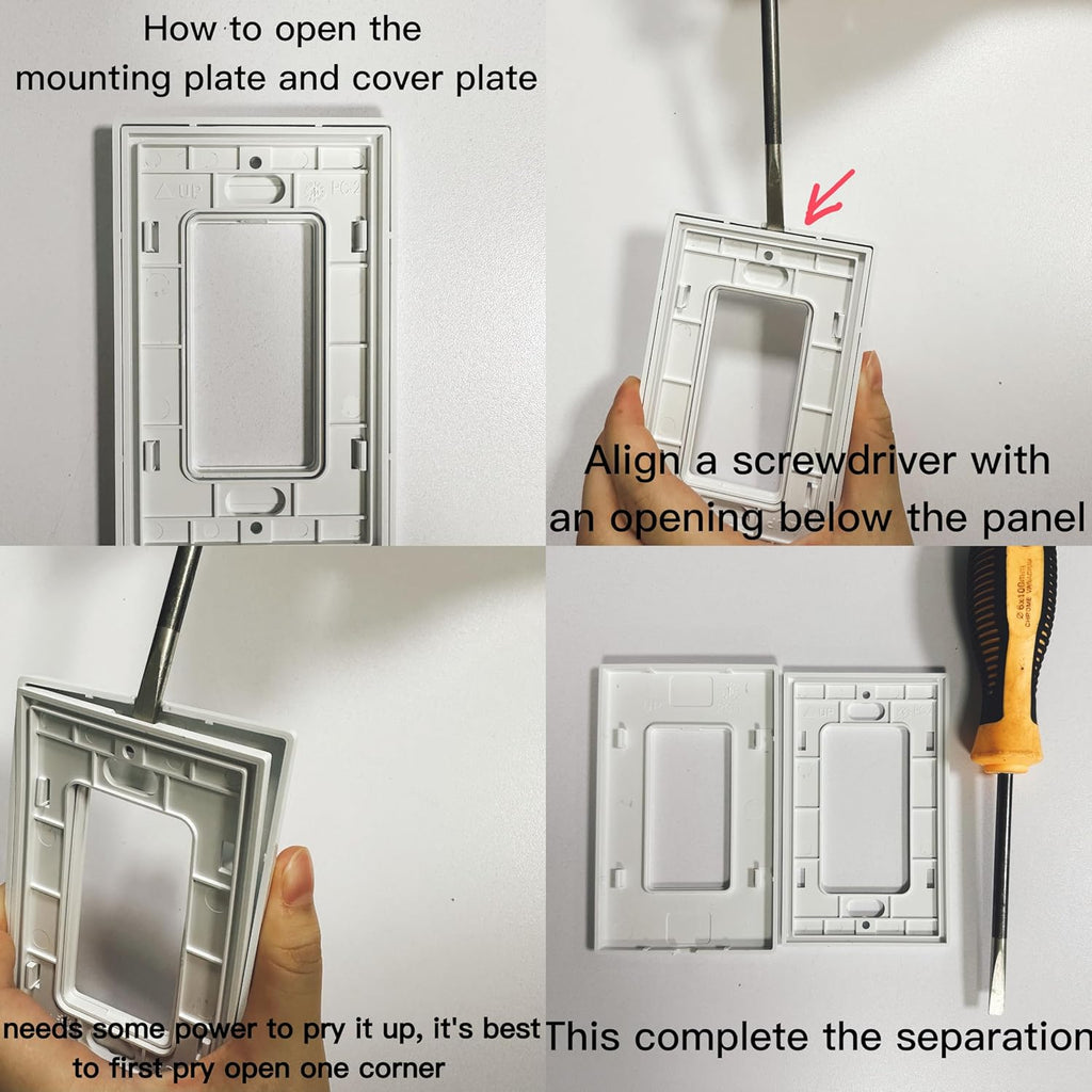 RAYZEEK 2 Pack PIR Motion Sensor Light Switch,Occupancy Sensor Switch | 5Amp | Sigle-Pole | No Neutral Required, Operable Without Ground Wire,PC Fireproof,UL Listed