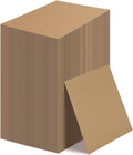 Calenzana 8x10 Browm Corrugated Cardboard Sheets, Flat Card Boards Inserts for Crafts, Packing, Shipping, Moving, Mailing, 200 Pack