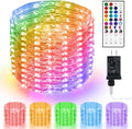 OMIKA 80ft Fairy Lights Plug in with Remote, 24 Colors 196 Modes Color Changing String Lights Dimmable, 240 LED Twinkle Lights with Timer for Outdoor Party Bedroom Indoor Christmas Halloween Decor