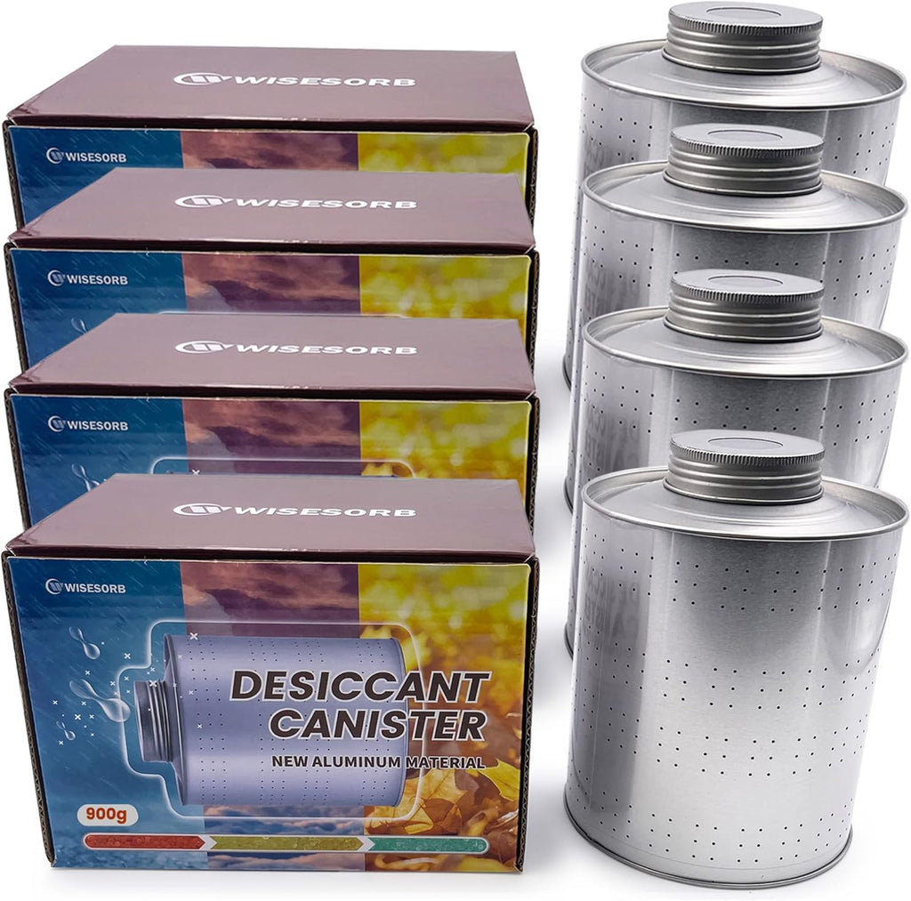 900 Gram 4 Pack Dehumidifiers for Home, Rechargeable Gun Safe Dehumidifier, Gun Safe Accessories 2 LBS Dehumidifier for Basement, Closet, Garage, Safe, Car, Moisture Absorbers Desiccants