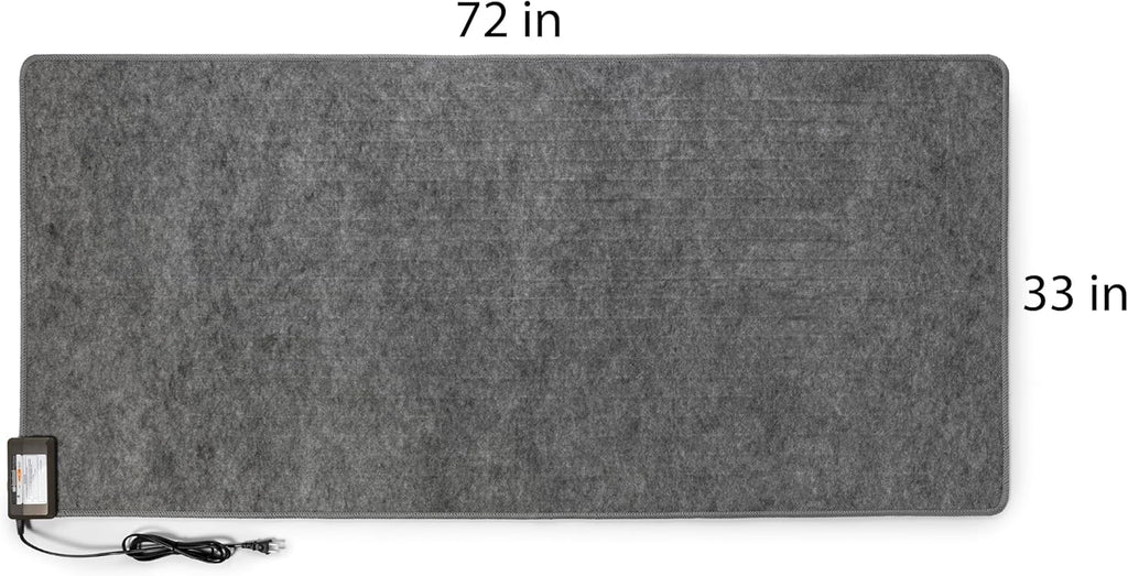 Hot Carpet Woo Warmer Under Rug Heater Radiant Floor Heat Carpet Warmer Heated Rug Great for Yoga (33" x 72" inches) Made in Seattle since 2012 a great Unique Holiday gift