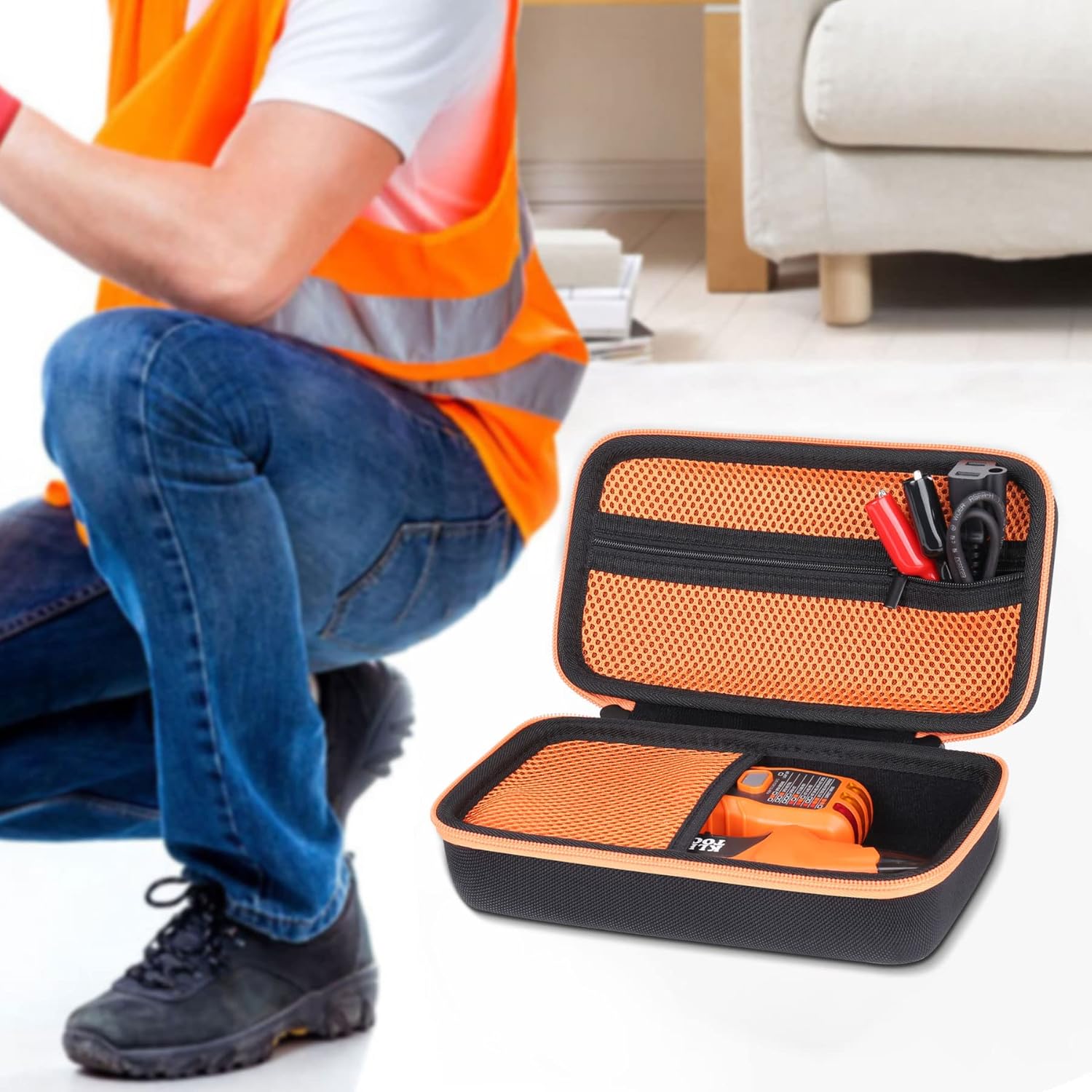 Aenllosi for Klein Tools ET310 AC Circuit Breaker Finder & 80016 Circuit Breaker Finder Tool Kit & 80041 Outlet Repair Tool Kit & RT250 GFCI Outlet Tester Hard Case (Case Only)