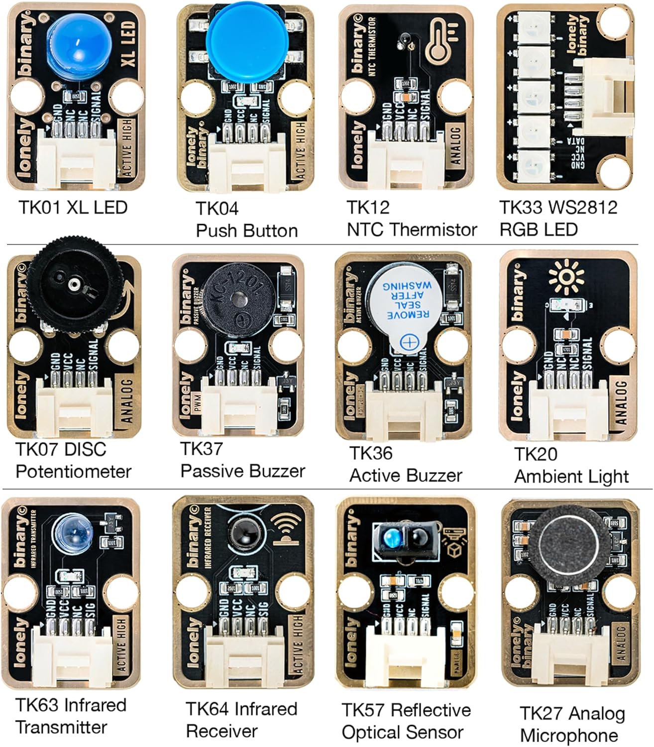 TinkerBlock ESP32-S3 Starter Kit – 16MB Flash ESP32-S3 WiFi & Bluetooth Development Board, S3 Expansion Board, 12 Plug-and-Play Modular Sensors – Compatible with Arduino IDE & ESP-IDF