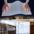 20-Pack LED Backlight Sheet 24V 36W 6000K White, 19.3X9.6 inches Each Unit, Dimmable Flexible LED Panel Sheet for Backlit Translucent Stone/Marble/Onyx/Quartz Countertops Walls
