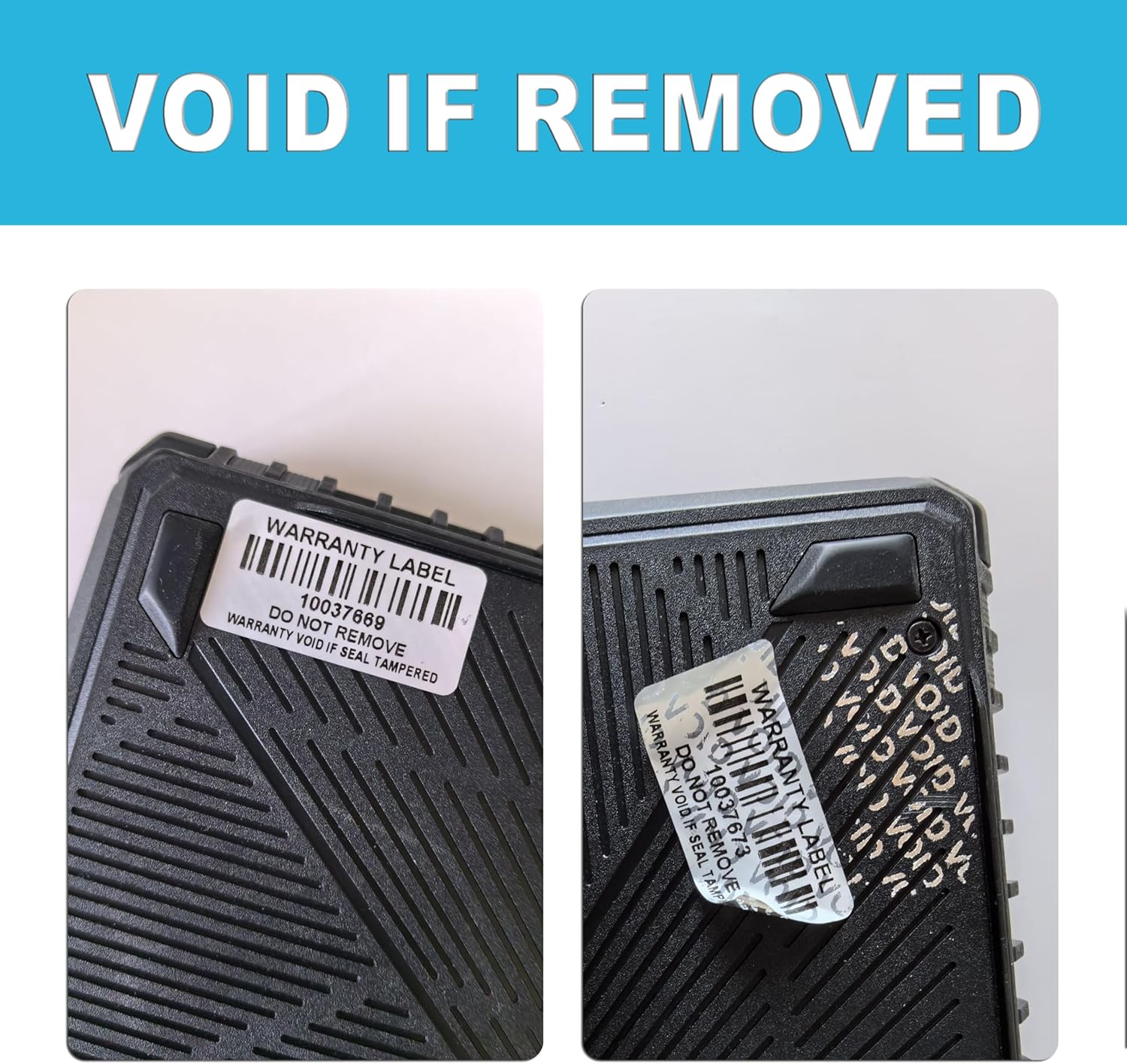 Tamper Evident Proof Barcode Stickers with Individual Serial Number Security Warranty Void Sticker,Sealing Label for Package(150pcs 1.6x0.8 inches,Matte Silver)