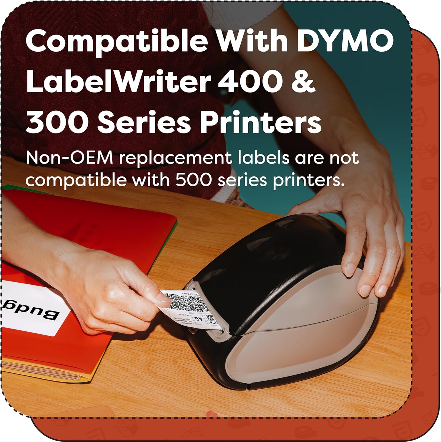 Aegis Adhesives - 2-1/4" X 1-1/4" Replacement for DYMO 30334 (12 Rolls/12000 Labels) Direct Thermal UPC Barcode Labels - Compatible with LabelWriter 450, 450 Turbo, 4XL Printers (NOT 550, 5XL)