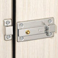 Alise Slide Bolt Gate Latch,Spring-Automatic Barrel Bolts Latches Safety Door Lock,Gate Hardware for Inside Door Fence Toilet Barn Pet Doors,Stainless Steel Bolt Latches,Brushed Finish,MS3000-LS
