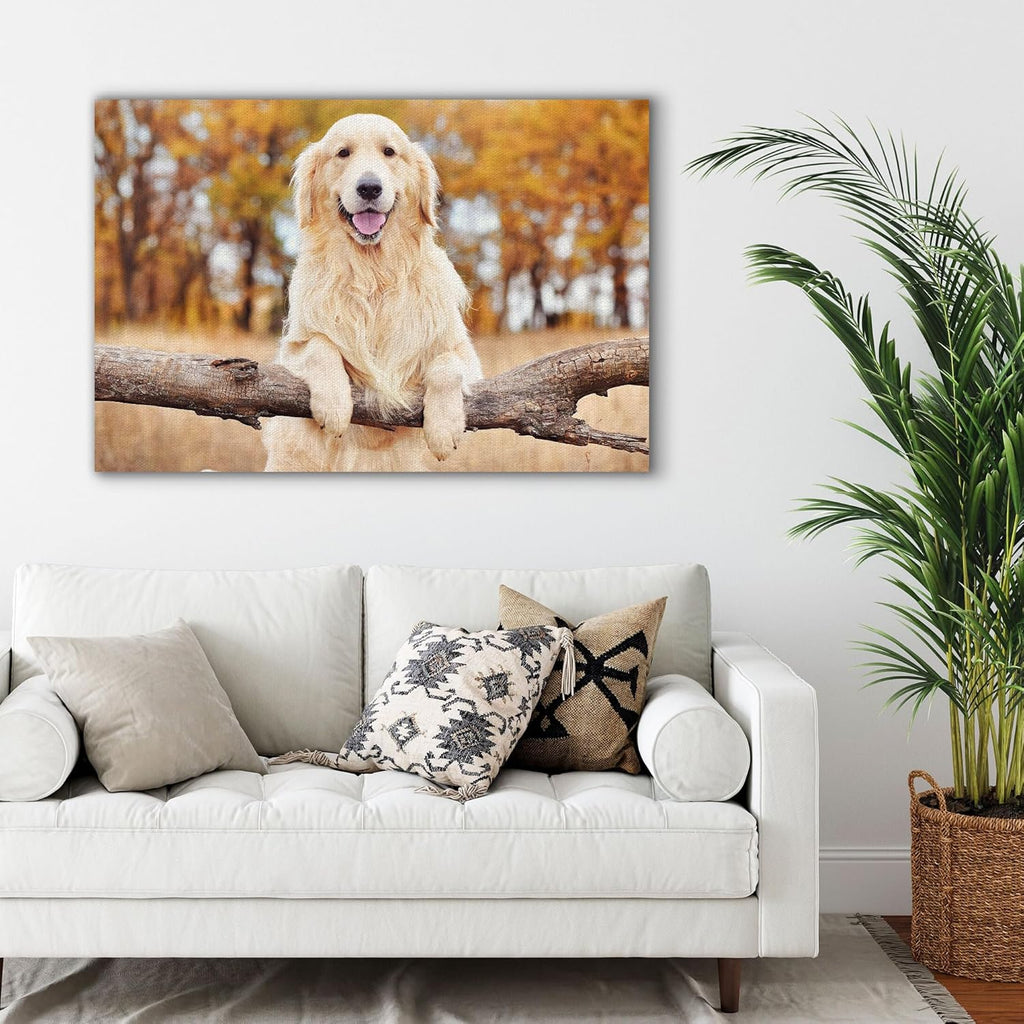 Custom Canvas Prints with Your Photos Personalized Photo Canvas Print Wall Art Customized Canvas Picture Frame Gifts for Pet Baby Family Mom Dad Men Women Couple Boyfriend Girlfriend Framed 24x18