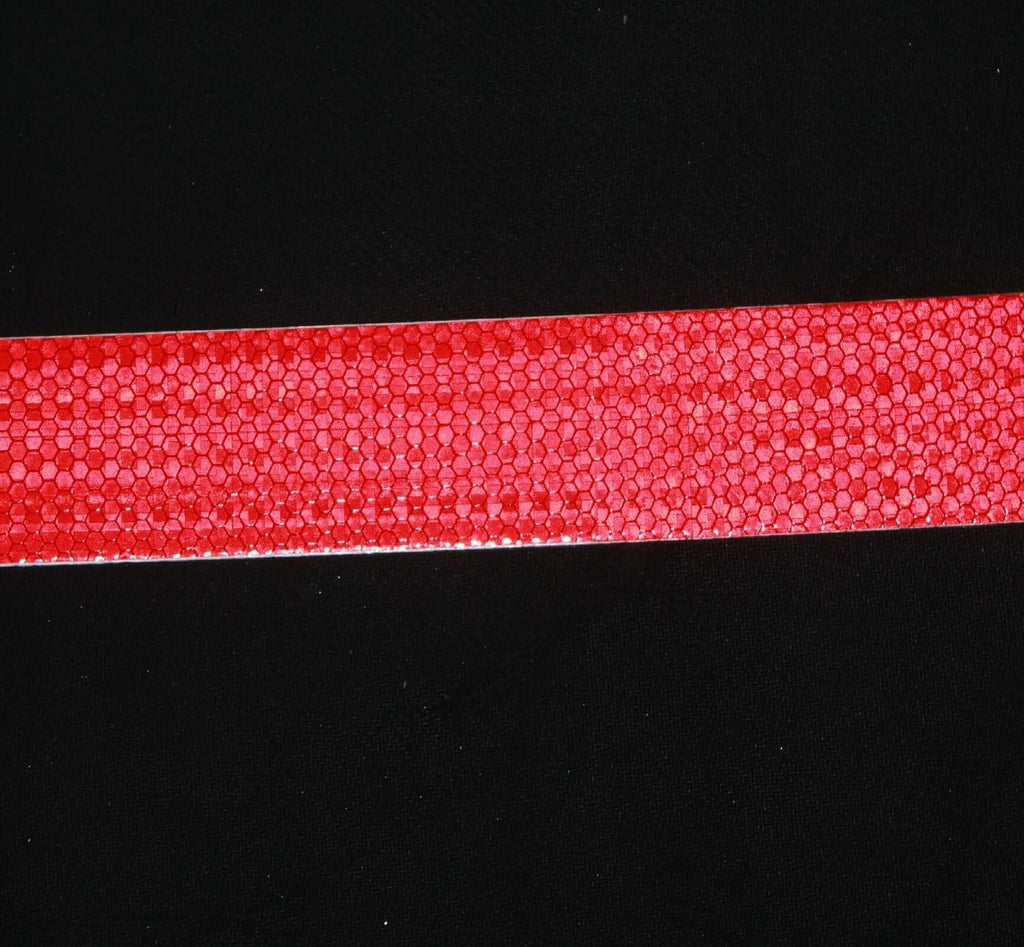 Red Reflective Tape Outdoor Waterproof 2 inch Wide, High Visibility Warning Industrial Marking Tape, Safety Stickers (68 feet,10 Rolls)