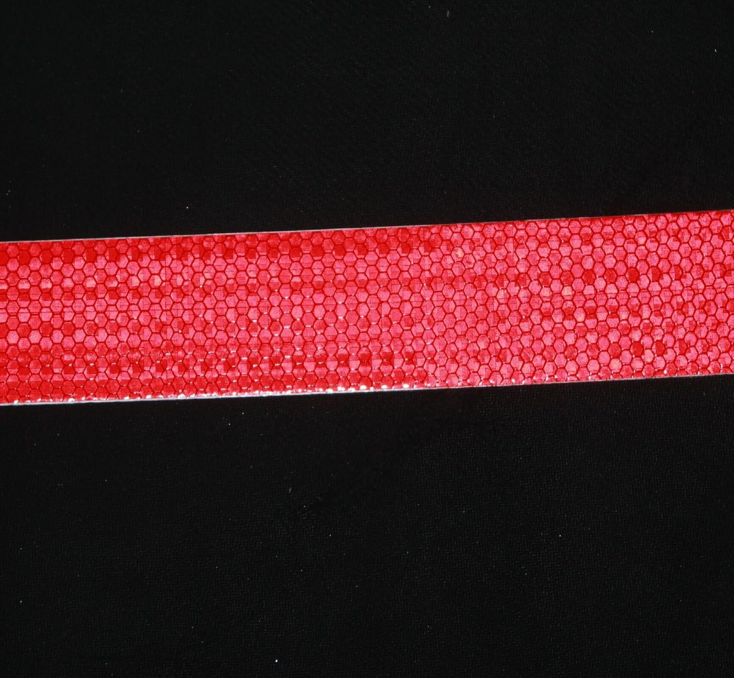 Red Reflective Tape Outdoor Waterproof 2 inch Wide, High Visibility Warning Industrial Marking Tape, Safety Stickers (68 feet,10 Rolls)