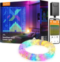 1040 RGBIC LEDs Smart Curtain Lights with DIY GIF, 9.8x6.6ft Color Changing Christmas Wall Lights with APP, IP65 Waterproof String Fairy Lights for Indoor Outdoor Bedroom Window Garage