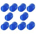 Non Fading Blue Reflective Stickers 2-inch Diameter Round Reflector, Outdoor Waterproof High Visibility Warning Adhesive Tape (100 Pcs)