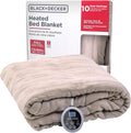 BLACK+DECKER Heated Blanket Electric Full, Micro Plush Electric Blanket, Heating Blanket with 10 Heating Levels, 10H Timer, Auto Shutoff, Fast Heating (84x90 inches, Cream)