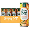 Simply POP Prebiotic Soda Citrus Punch Cans, 12 fl oz, 12 Pack
