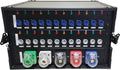 JUNMAN 24 Channel Powercon Power Distro Distributor Box for DJ Stage Lighting Party Event Show