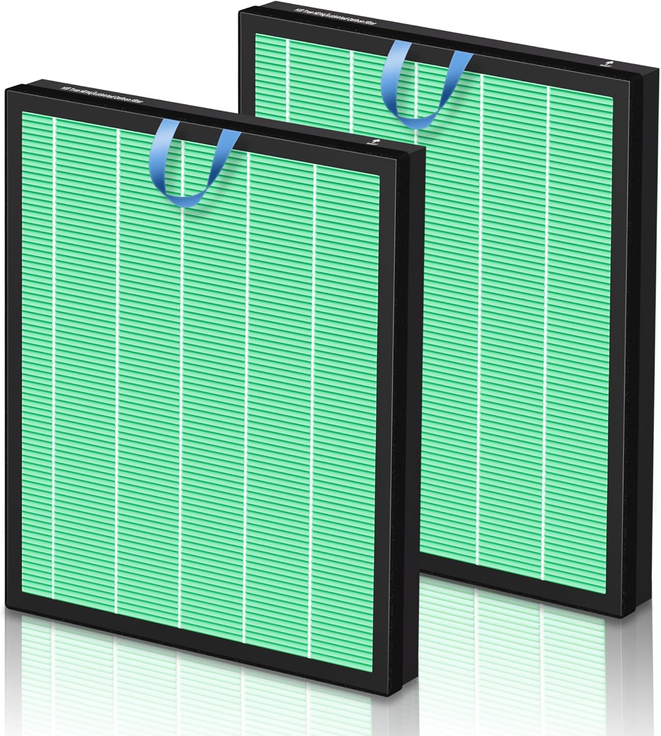 Vital 200S Toxin Absorber Replacement Filter for LEVOIT Vital 200S and Vital 200S-P Air Purifier, True HEPA and High-Efficiency Activated Carbon Filter, Vital 200S-RF-TX, 2 Pack, Green