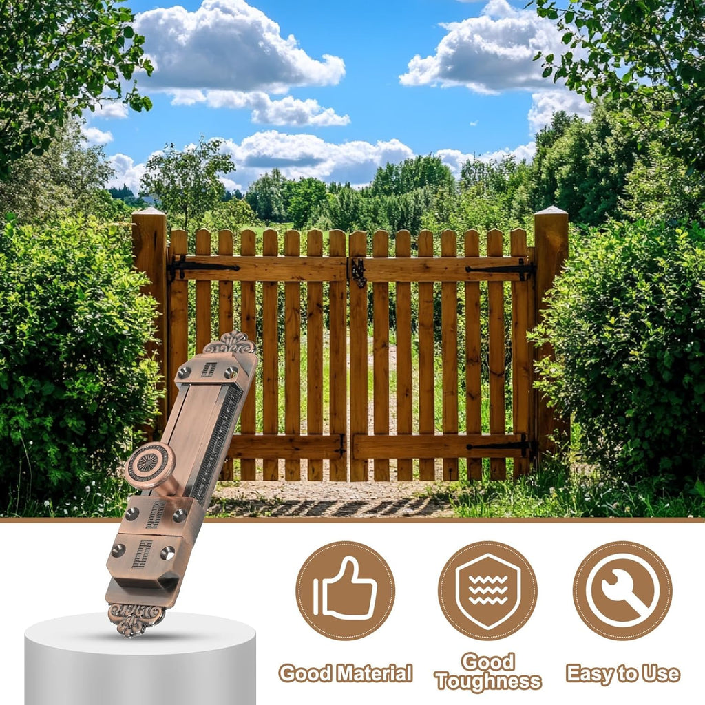 PATIKIL Barrel Bolt Latch, 2 Pack 5 Inch Slide Door Locks Zinc Alloy Gate Door Catch Bolt Latch for Bathroom Bedroom Barn Warehouse, Red Bronze