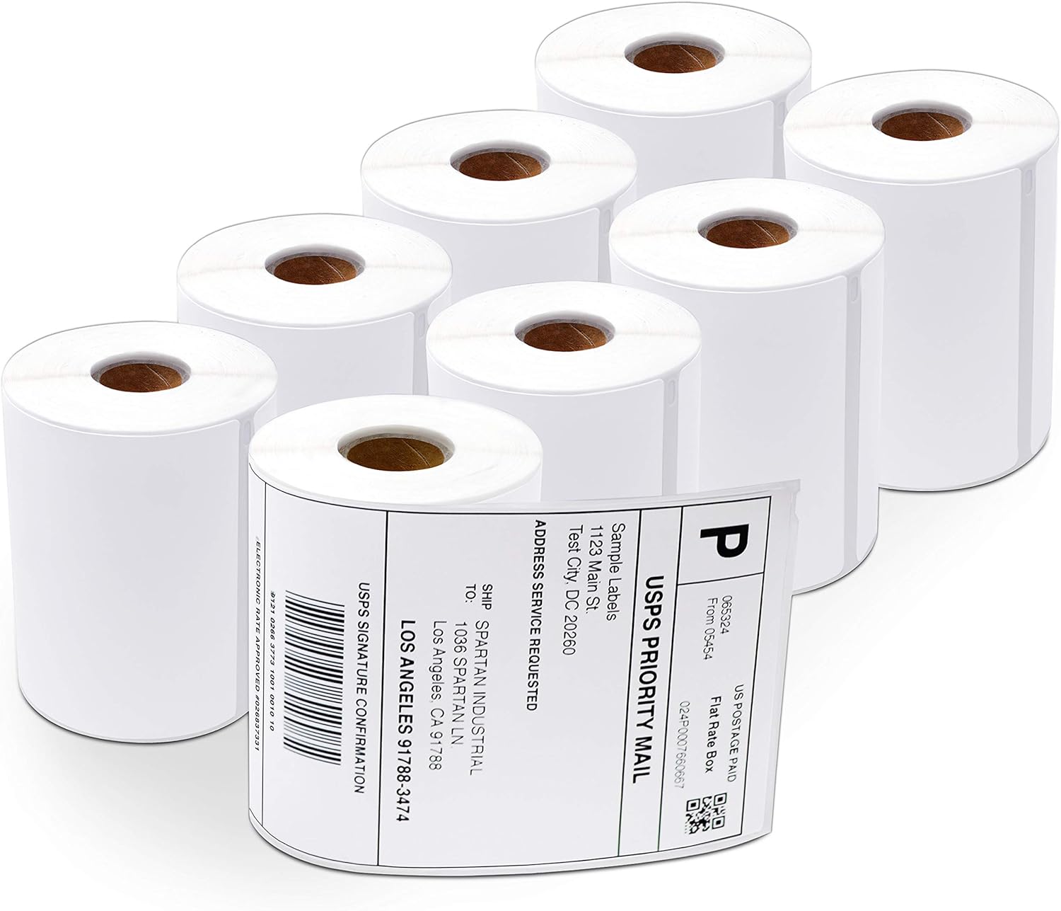 Aegis Adhesives - 4" X 6" Replacement for DYMO 1744907 (8 Rolls/1760 Labels) Direct Thermal Shipping Labels - Compatible with LabelWriter 4XL Desktop Printers (NOT Compatible with 5XL)