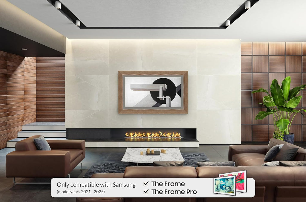 Contemporary Bronze 43" Premiere Deco TV Frame - Compatible ONLY with Samsung The Frame TVs (Fits 2021-2025, LS03A, LS03B, LS03C, LS03D, LS03FA)