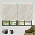 Motorized Blinds with Remote Custom Size Blackout Smart Roller Shades Compatible with Alexa Google, Electric Blinds for Windows