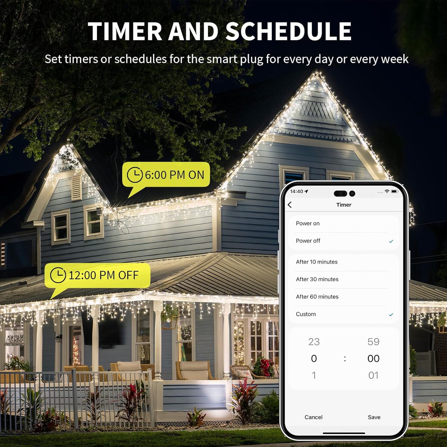 Minoston Zwave Smart Plug, Z-Wave Outdoor Plug with Energy Monitoring, Zwave Outlet Built-in Repeater Range Extender, Z-Wave Hub Required, Compatible with Alexa and Google Assistant (MP22ZP)