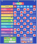 EAMAY Responsibility Pocket Chart | Toddler Routine, Kids Reward Board, Chores Chart, Visual Schedule, Autism Learning Materials for Home School, 129 Cards (32.5''x 25")