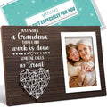 Great Grandma Christmas Gifts Picture Frame, Pregnancy Announcement Gifts for First Time Great Grandma New Great-Grandmother Gift Best Great-Grandmother Birthday Mothers Day Gift Frame - 4x6 Photo